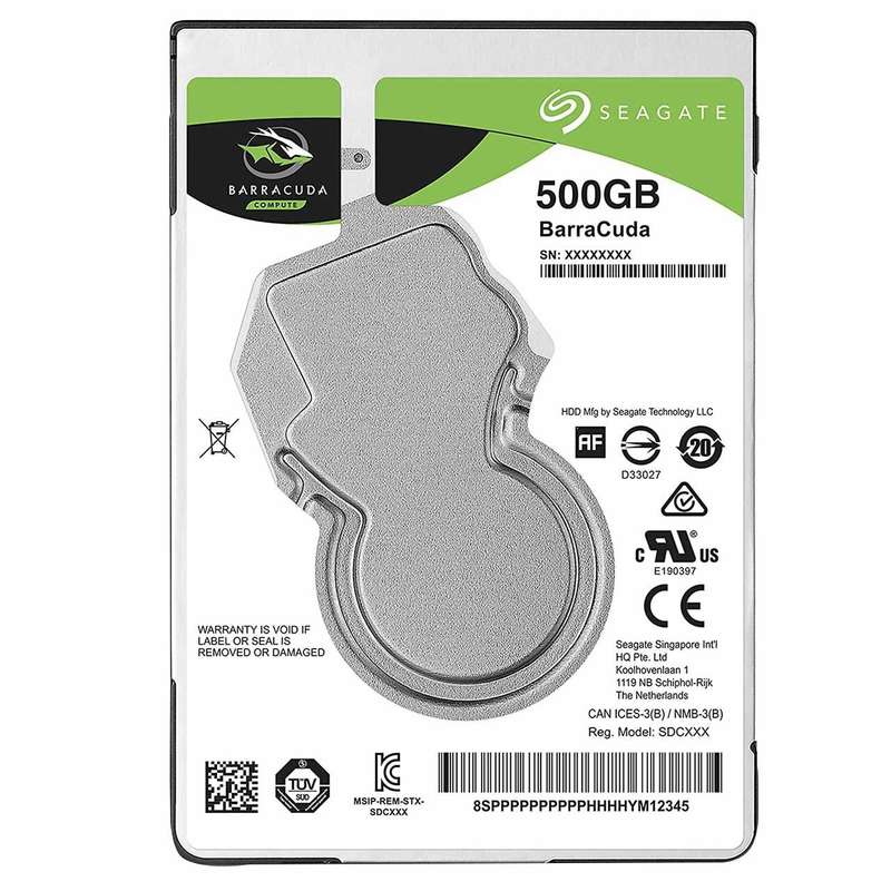 هارد دیسک اینترنال 2.5 اینچی سیگیت مدل ST500LM030 سری BarraCuda ظرفیت 500 گیگابایت هارد دیسک اینترنال 2.5 اینچی سیگیت مدل ST500LM030 سری BarraCuda ظرفیت 500 گیگابایت