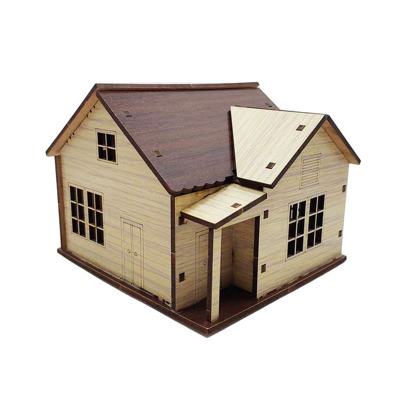 جای دستمال کاغذی مبین ایده مدل کلبه چوبی kl کد 1