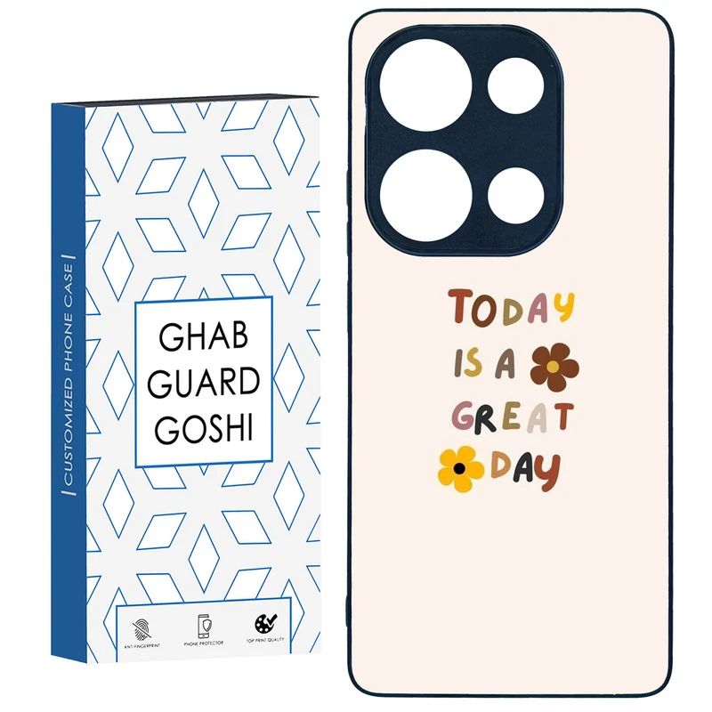 کاور قاب گارد گوشی طرح نوشته کد TPU-270 مناسب برای گوشی موبایل شیائومی Redmi Note 13 Pro 4G / Poco M6 Pro 4G