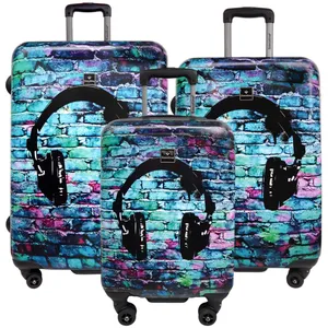 مجموعه سه عددی چمدان ساکسولاین مدل HEADPHONE