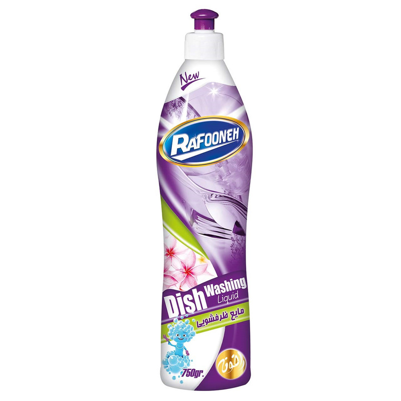 مایع ظرفشویی بنفش رافونه مقدار 750 گرم