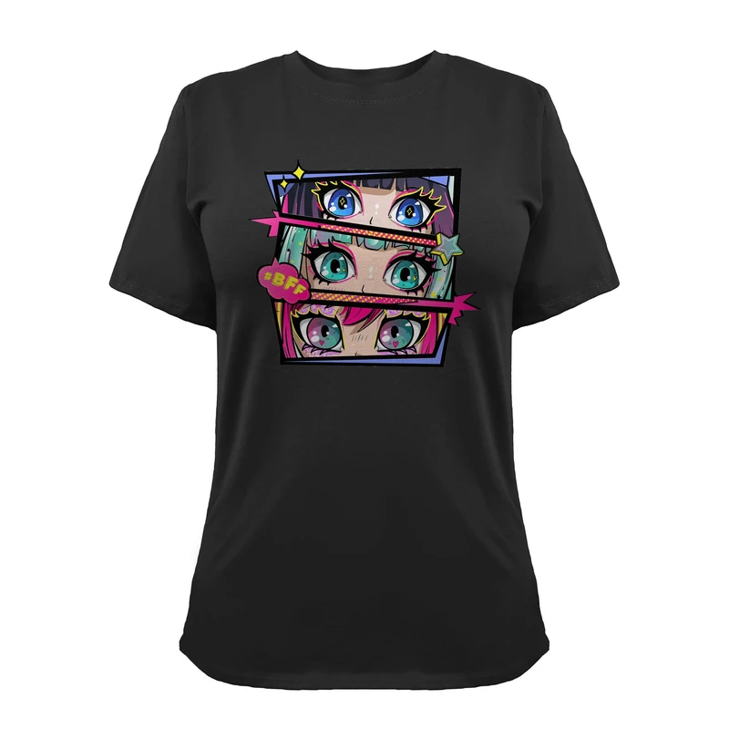 تی شرت آستین کوتاه زنانه مدل G140209234 رنگ مشکی