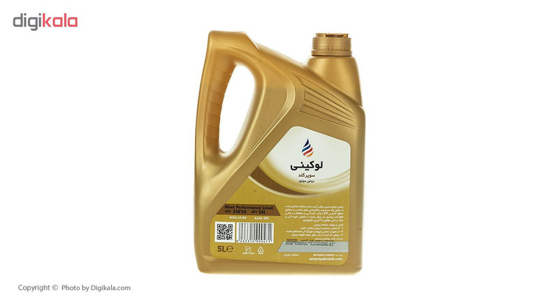 روغن موتور خودرو لوکینی مدل Super Gold-5W30 حجم 5 لیتر
