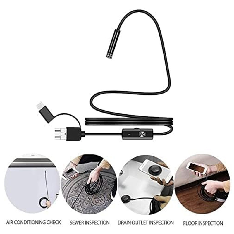 دوربین آندوسکوپی مدل شلنگی Hard Wire Waterproof کد 5M