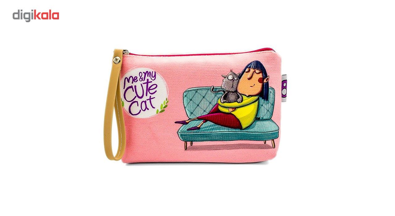 کیف لوازم آرایش هیدورا طرح My Cute Cat -  - 3