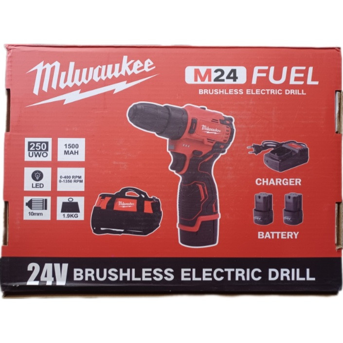 پیچ گوشتی شارژی میلواکی مدل M24 پیچ گوشتی شارژی میلواکی مدل M24