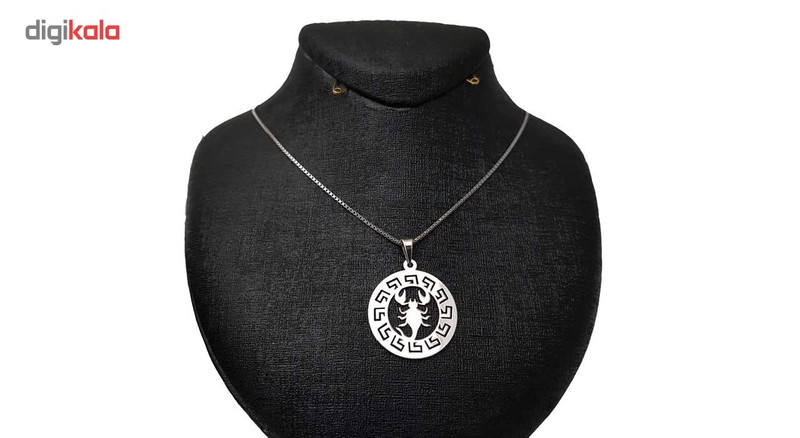 گردنبند نقره ترمه مدل ماه تولد آبان گردنبند نقره ترمه مدل ماه تولد آبان