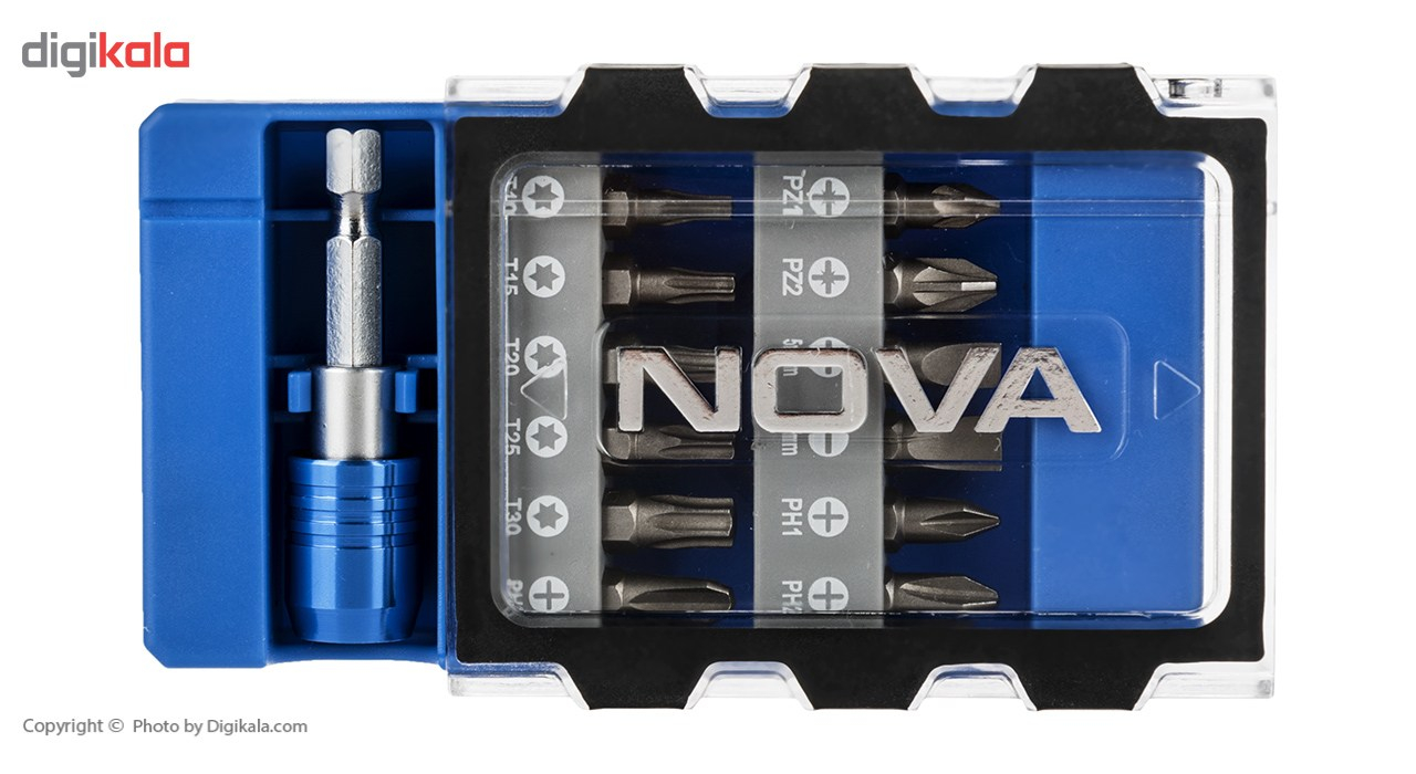 مجموعه 13 عددی سری پیچ گوشتی نووا مدل NTS 1325