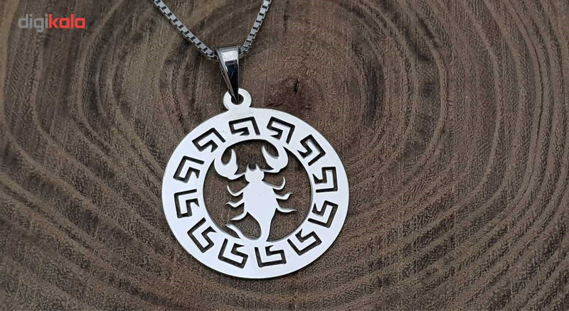 گردنبند نقره ترمه مدل ماه تولد آبان گردنبند نقره ترمه مدل ماه تولد آبان