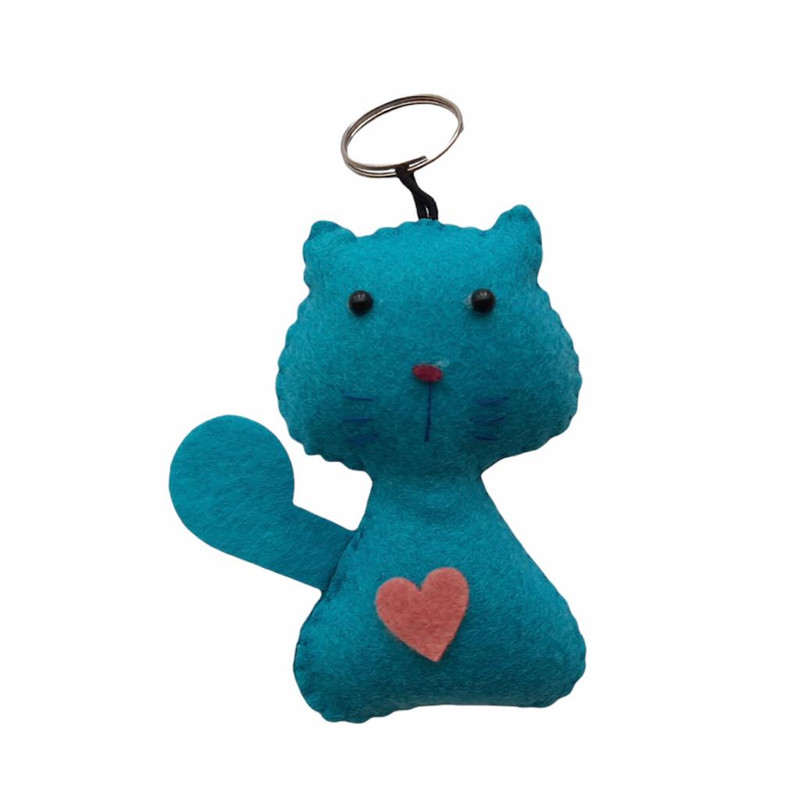 جاکلیدی دخترانه مدل حيوانات مهربان جنگل مجموعه 12 عددي