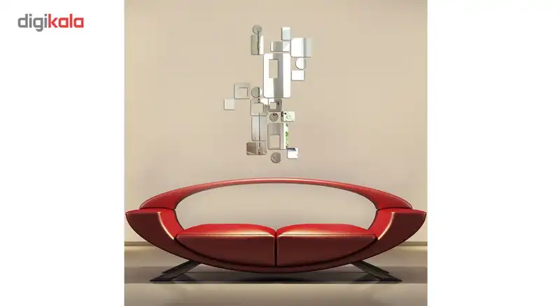 آینه پلکسی گلس دکووال مدلA112  بیست قطعه