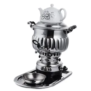 ست سماور و قوری لوکسیران مدل سوپردان ظرفیت 6 لیتری