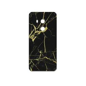MAHOOT Graphite-Gold-Marble Cover Sticker for HTC U11 Plus
