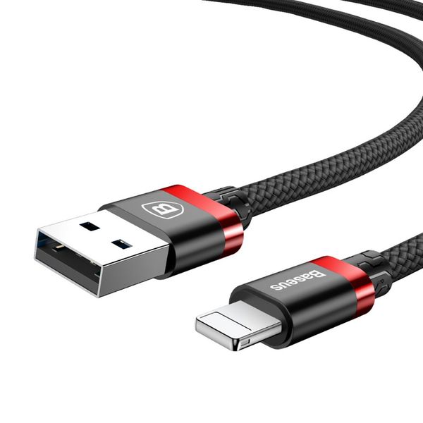 کابل تبدیل USB به Lightning باسئوس مدل Golden Belt به طول 1.5 متر کابل تبدیل USB به Lightning باسئوس مدل Golden Belt به طول 1.5 متر