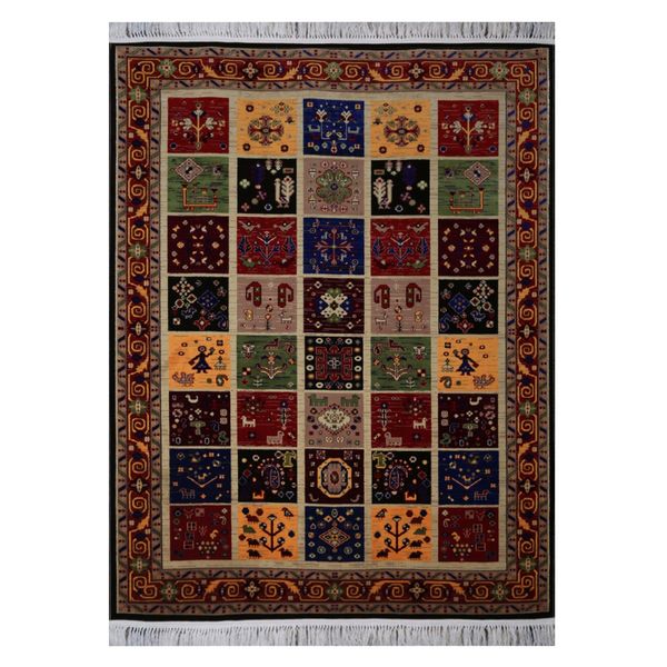 گبه ماشینی کاشان ابریشم کد 2002
