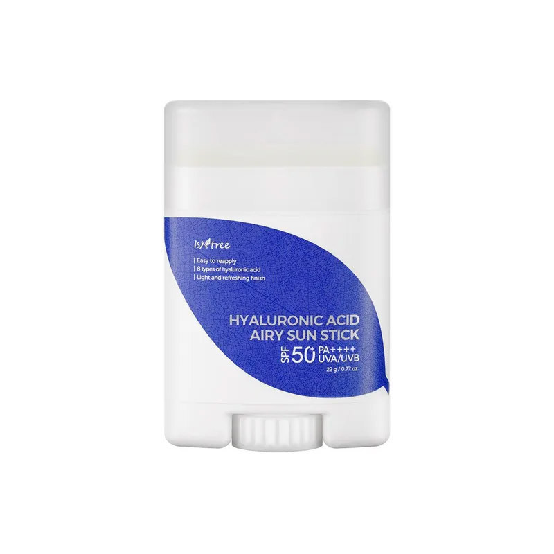 کرم ضد آفتاب بدون رنگ ایزنتری SPF 50 مدل هیالورونیک اسید  ‌مناسب انواع پوست‌ وزن 22 گرم