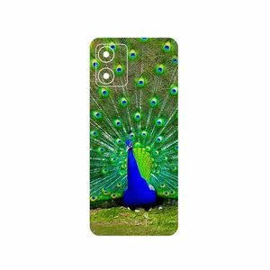 MAHOOT Peacock Cover Sticker for Motorola Moto E13