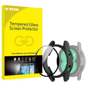 کاور انتک مدل Tempered-N مناسب برای ساعت هوشمند سامسونگ Galaxy Watch 4 40mm به همراه محافظ صفحه نمایش