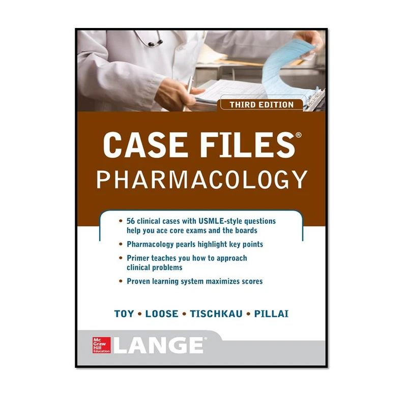 کتاب Case Files Pharmacology 3rd Edition اثر جمعی از نویسندگان انتشارات مؤلفین طلایی