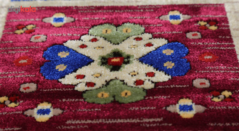 گبه ماشینی کاشان ابریشم کد 2002