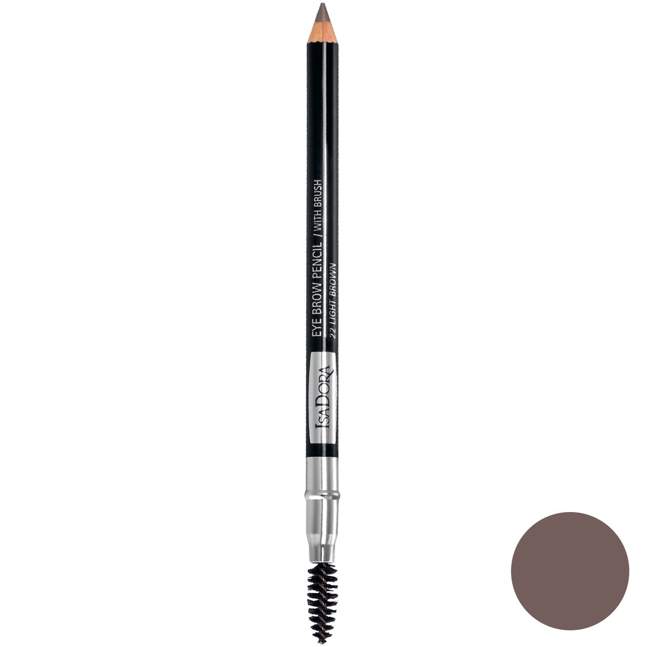 مداد ابرو برس دار ایزادورا سری Eyebrow Pencil With Brush شماره 22