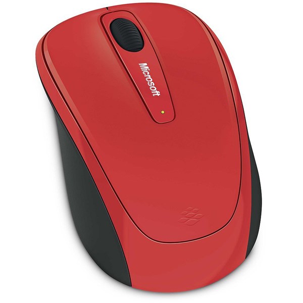ماوس بی سیم مایکروسافت مدل وایرلس موبایل 3500 رنگ قرمز
