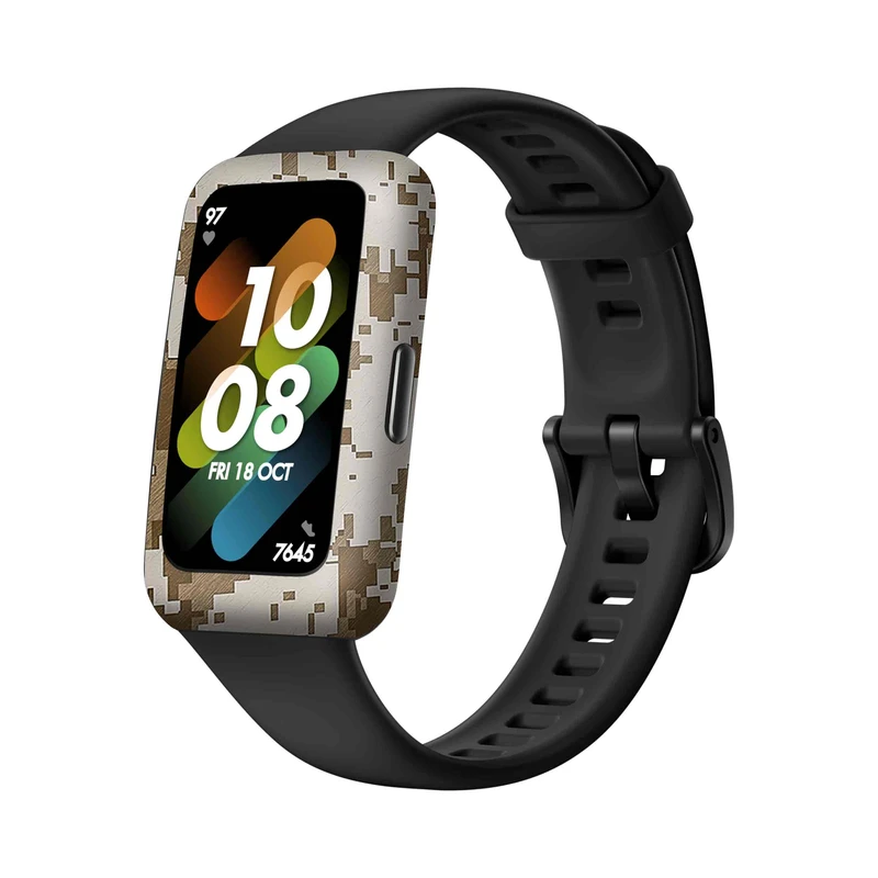 برچسب ماهوت طرح Army_Desert_Pixel مناسب برای ساعت هوشمند هوآوی Band 7
