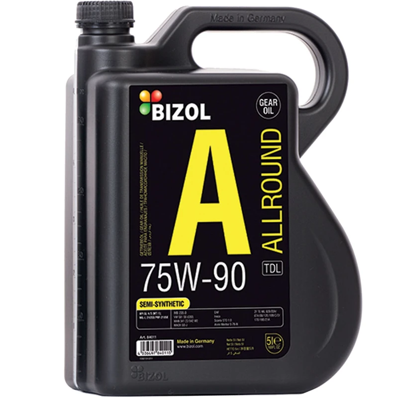 روغن گیربکس خودرو بیزول مدل Allround TDL 75W-90 ظرفیت 5 لیتر