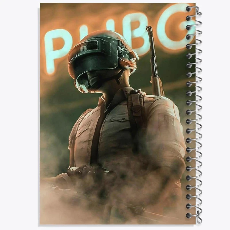 دفتر مشق 100 برگ خندالو طرح بازی پابجی PUBG کد 3777