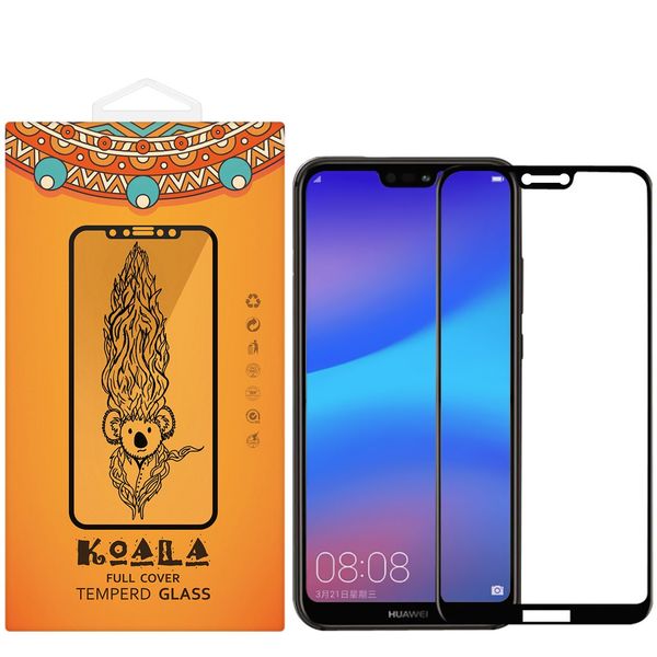 محافظ صفحه نمایش شیشه ای کوالا مدل Full Cover مناسب برای گوشی موبایل هوآوی Nova 3e محافظ صفحه نمایش شیشه ای کوالا مدل Full Cover مناسب برای گوشی موبایل هوآوی Nova 3e