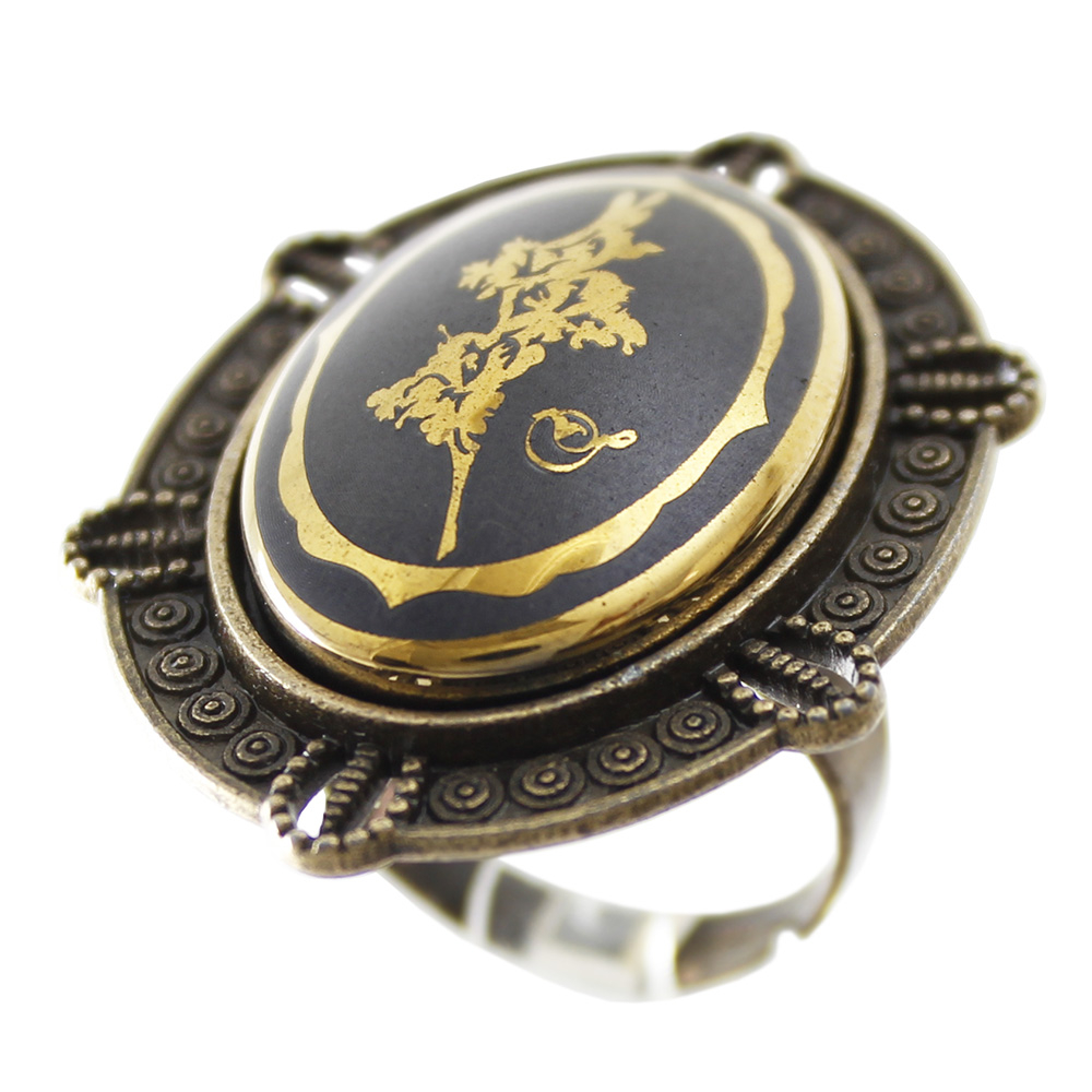 انگشتر زنانه مدل حدید بهمن کد 5117