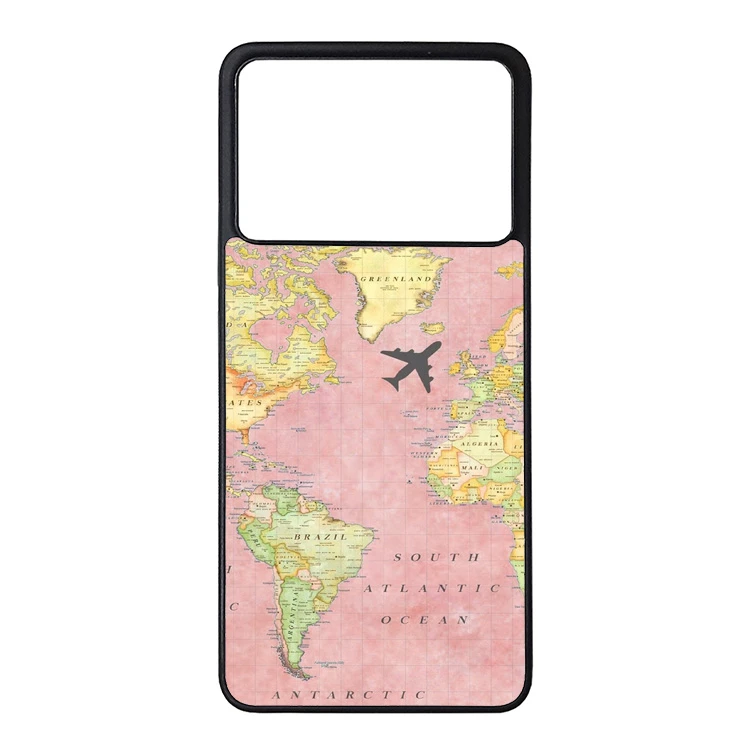  کاور گالری وبفر طرح نقشه مناسب برای گوشی موبایل شیائومی poco x6 pro