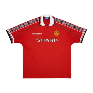 پولوشرت آستین کوتاه ورزشی مردانه مدل منچستر یونایتد 1998