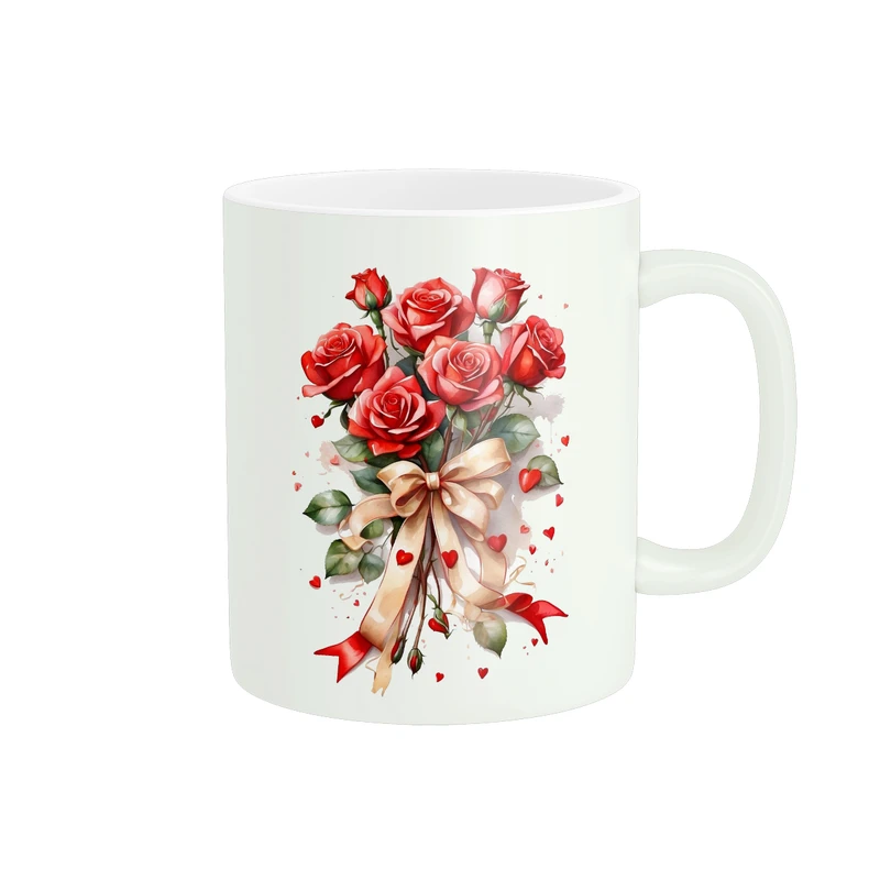 ماگ پاد آفرین طرح گل کد 558