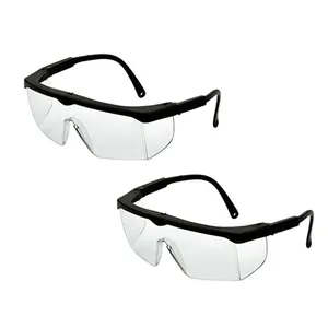 عینک ایمنی  مدل کلاسیک Anti-fog EN-207 شفاف مجموعه 2 عددی