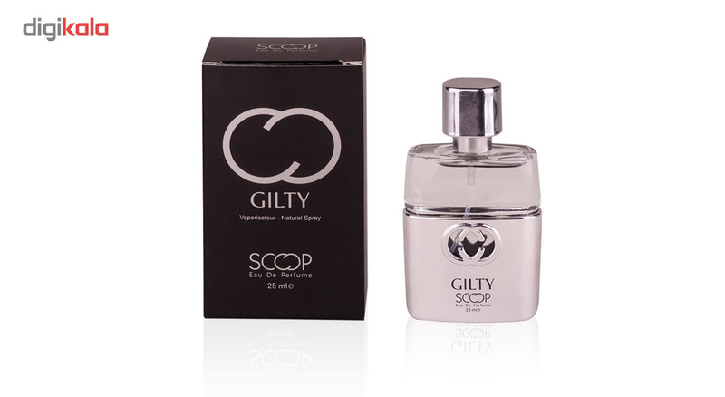 عطر جیبی مردانه اسکوپ مدل Gilty حجم 25 میلی لیتر
