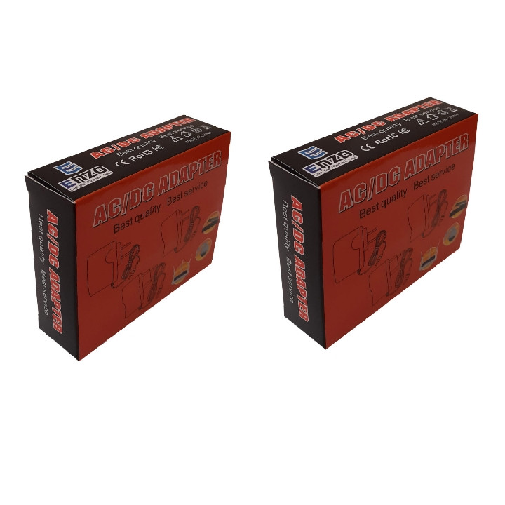 آداپتور 12 ولت 1 آمپر انزو مدل EU بسته دوعددی