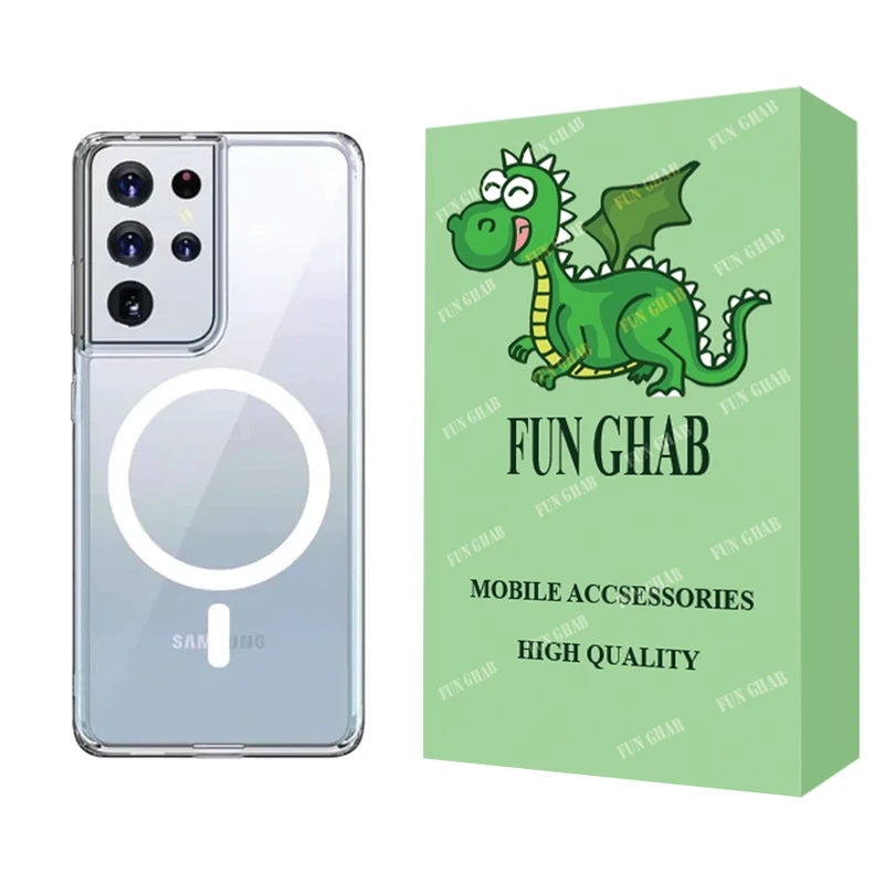 کاور فان قاب مدل مگ سیف مناسب برای گوشی موبایل سامسونگ Galaxy S21 Ultra 5G