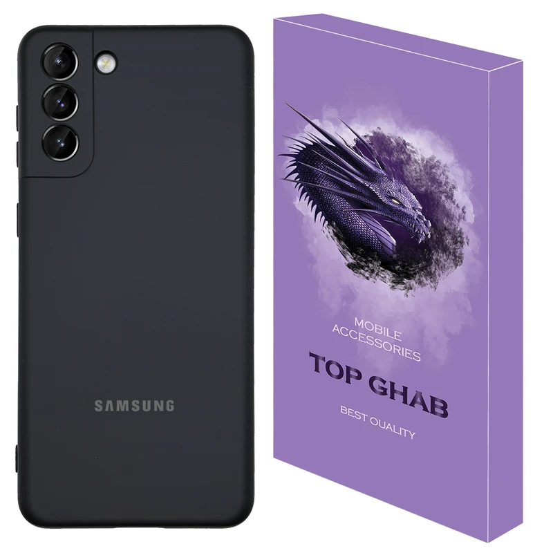 کاور تاپ قاب مدل سیلیکونی_پاککنی مناسب برای گوشی موبایل سامسونگ Galaxy S21 FE 5G