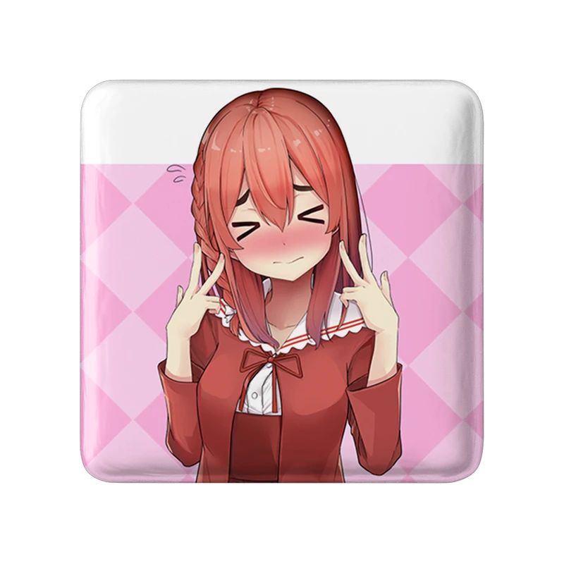 مگنت خندالو طرح سومی انیمه کانوجو اوکاری مدل مربعی کد 34867