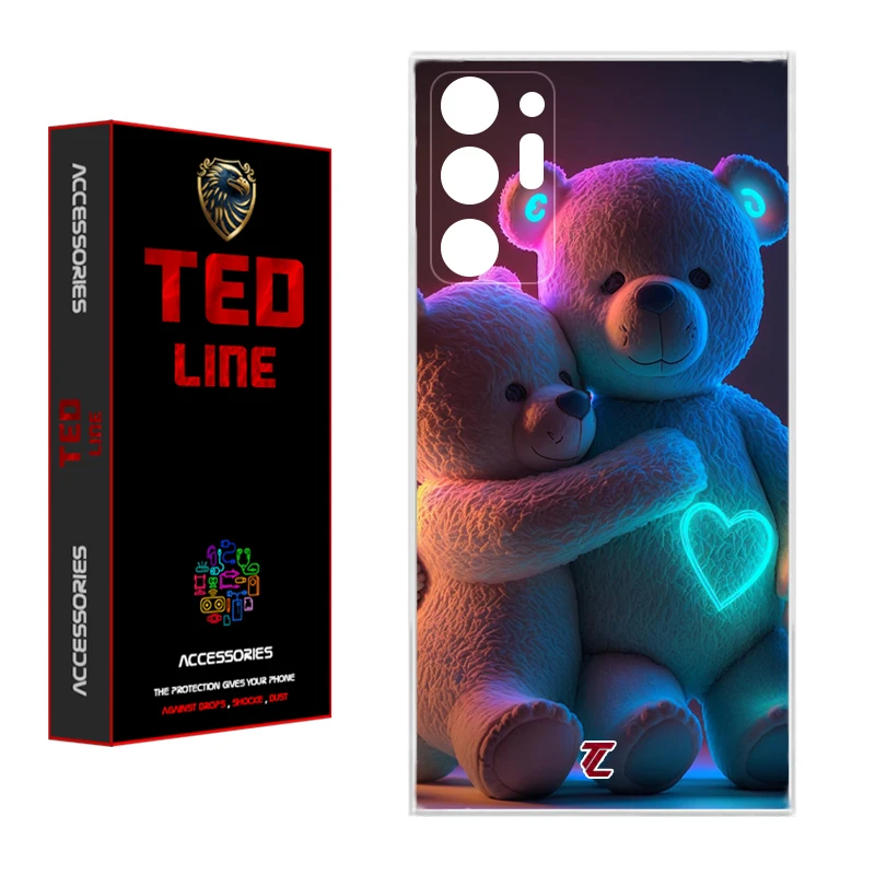 کاور تد لاین طرح خرس عاشق کد 1112 مناسب برای گوشی موبایل سامسونگ Galaxy Note 20 Ultra