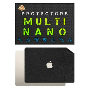 Multi Nano X-F1L Model Leather Rear Skin For Apple MacBook Air 13 M2 Chip A2681 13.6 inch 2022 Laptop