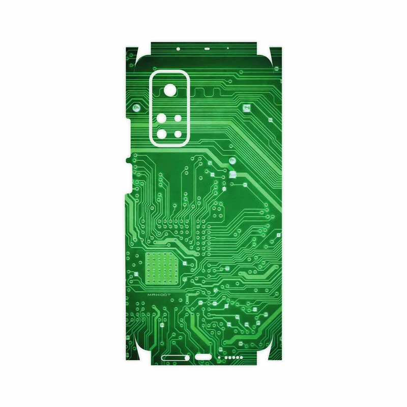 برچسب پوششی ماهوت مدل Green-Printed-Circuit-Board-FullSkin مناسب برای گوشی موبایل شیائومی Mi 10T Pro 5G