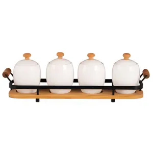 جای ادویه 5 پارچه ریور مدل کلاسیک کد HS3