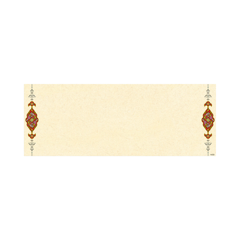 کاغذ تذهیب خانه تذهیب مدل کتیبه کد K1028 مجموعه 100 عددی