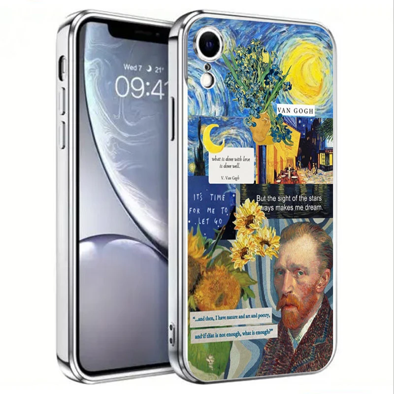 کاور طرح Van Gogh مناسب برای گوشی موبایل اپل Iphone Xr