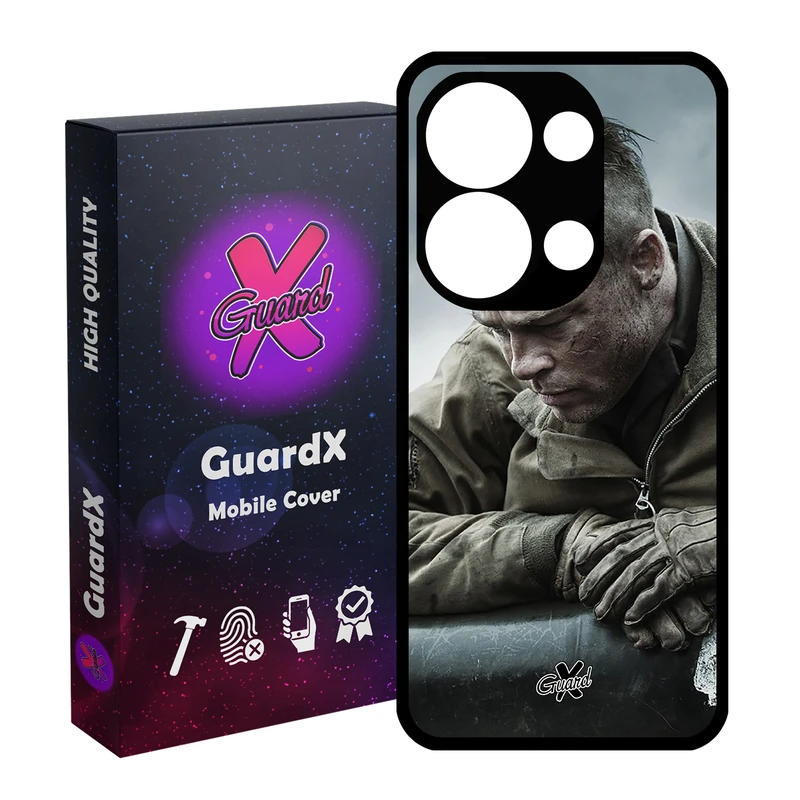 کاور گارد ایکس طرح Brad Pitt مناسب برای گوشی موبایل شیائومی Redmi Note 13 Pro 4G / Poco M6 Pro 4G