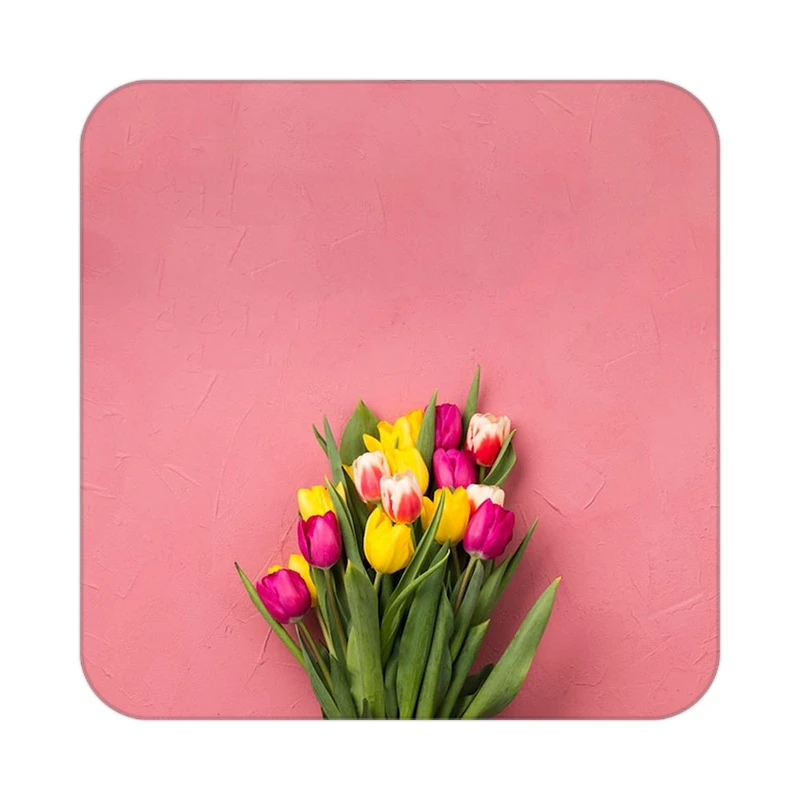 زیر لیوانی کاکتی طرح گل مدل mp16140