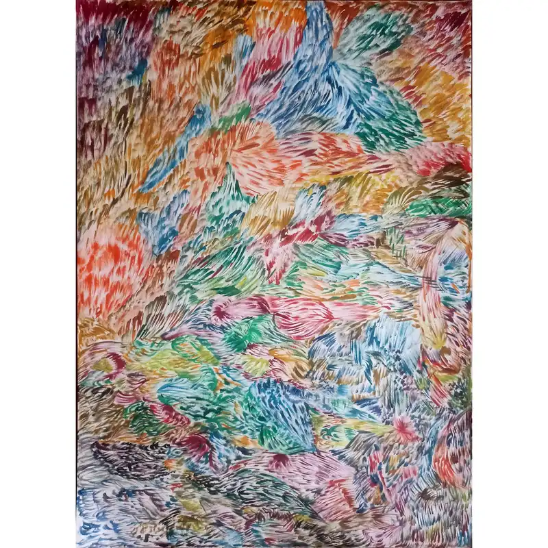 نقاشی مدل انتزاعی تکنیک آبرنگ کد 085