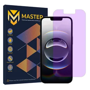 Master Eye care model purple filter screen protector suitable for Apple iPhone 16e mobile phone 